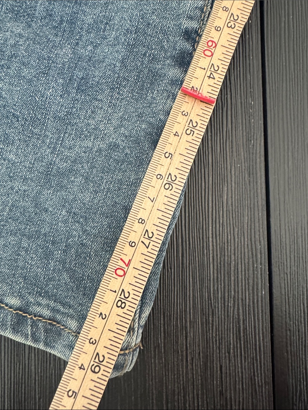 Bamboo Jeans High Rise Wide Leg Jeans Size 13 Medium Wash Stretch Denim Y2K - Picture 11 of 12